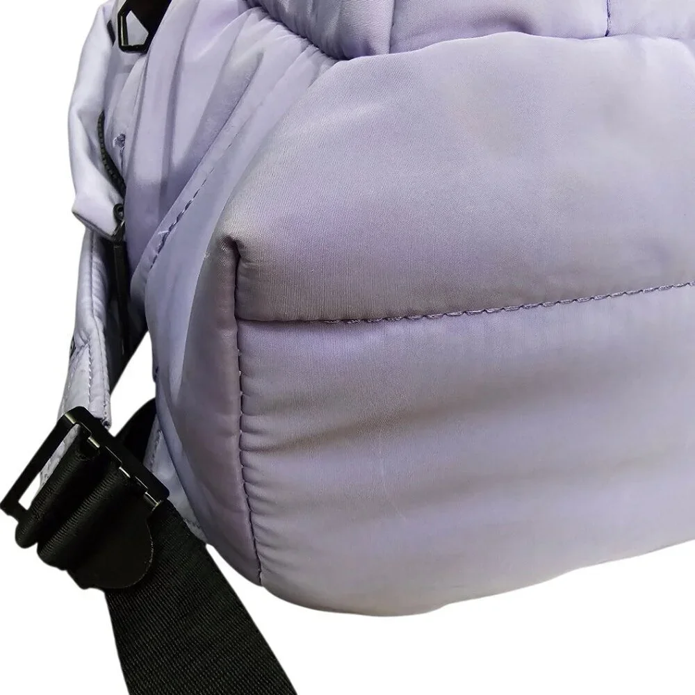 Steve Madden Bariaa Wild Nylon Padded Large Satchel Purple Backpack